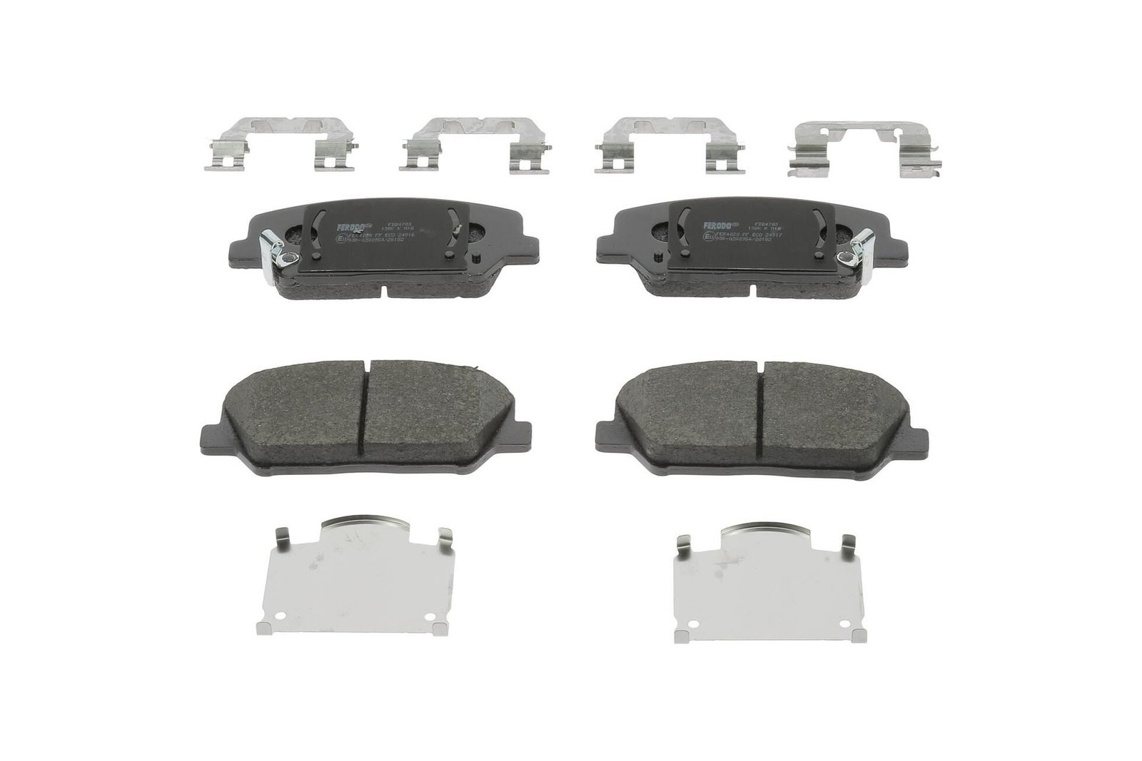 Ferodo Brake pads (rear) for Hyundai Verna Fluidic Verna (2011)