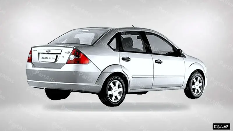 Ford Fiesta (Gen 5 sedan) (2005) rear view