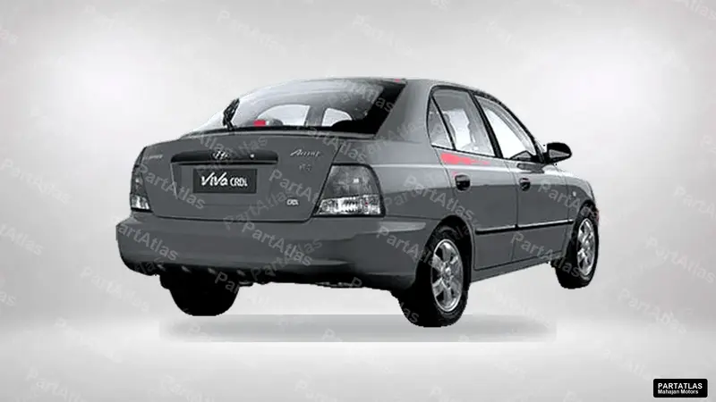 Hyundai Accent Viva (2002) rear view