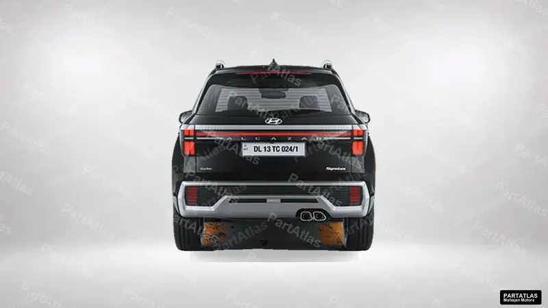 Hyundai Alcazar facelift (2024) rear view