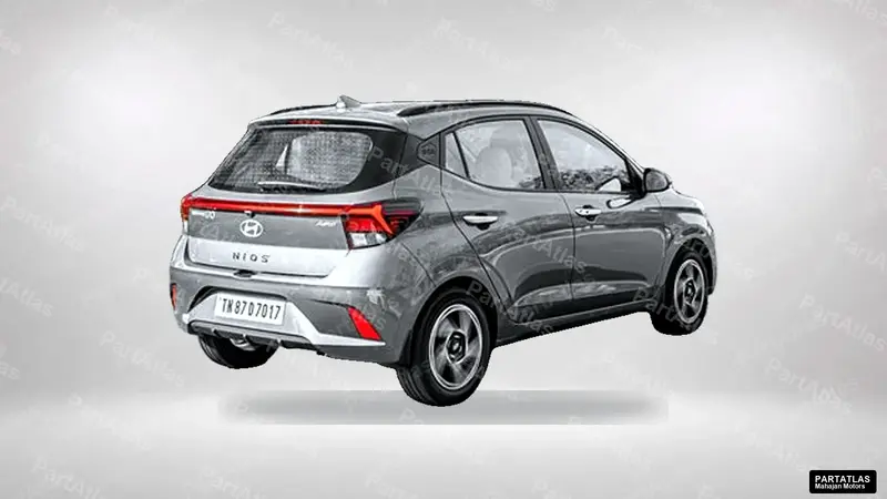 Hyundai Grand i10 Nios Facelift (2023) rear view