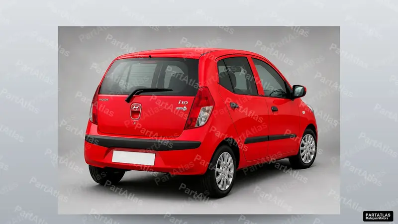 Hyundai i10 Facelift (2010) rear view