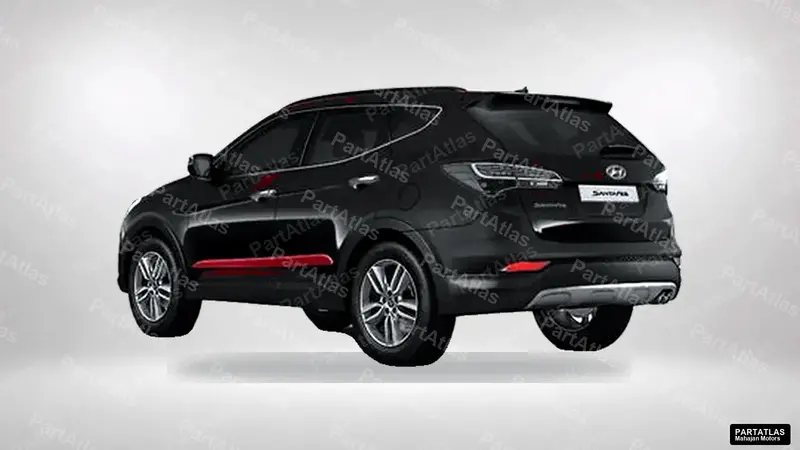 Hyundai Santa Fe Gen 3 (2014) rear view