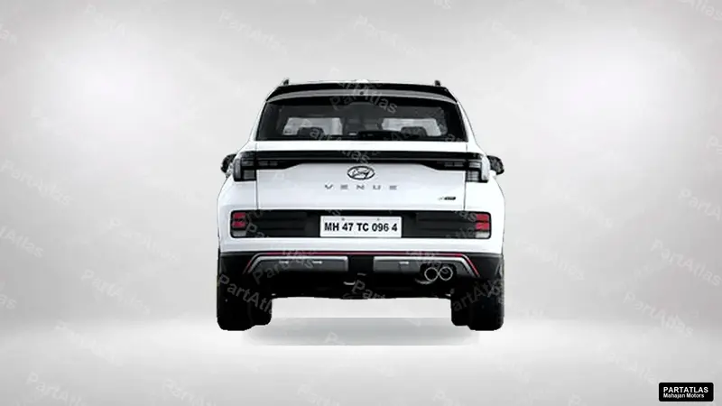 Hyundai Venue Gen 1 facelift (2022) rear view