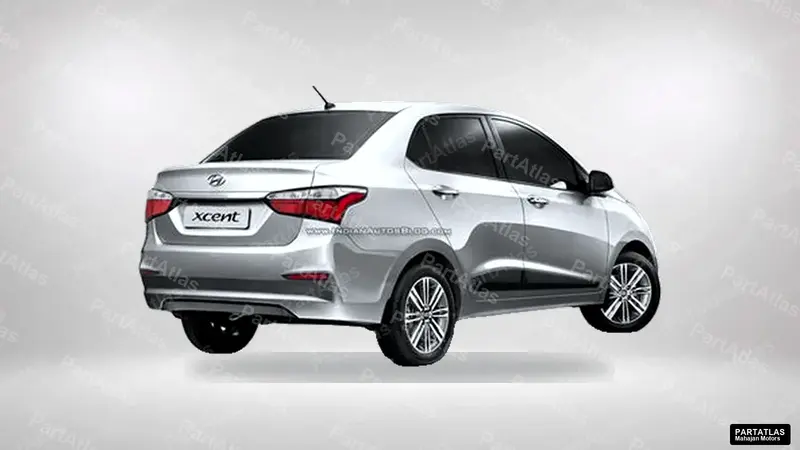 Hyundai Xcent / Aura Xcent facelift (2017) rear view