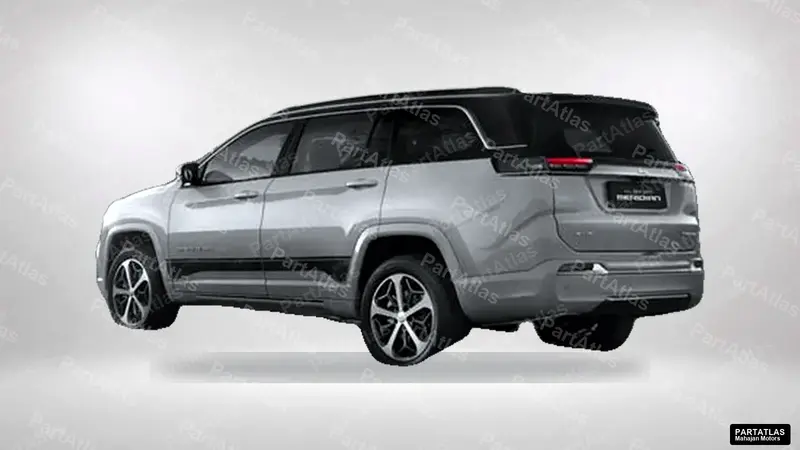 Jeep Meridian facelift (2025) rear view