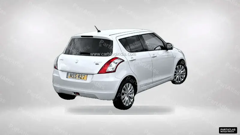 Maruti Suzuki Swift Gen 2 (Mar 2011) rear view