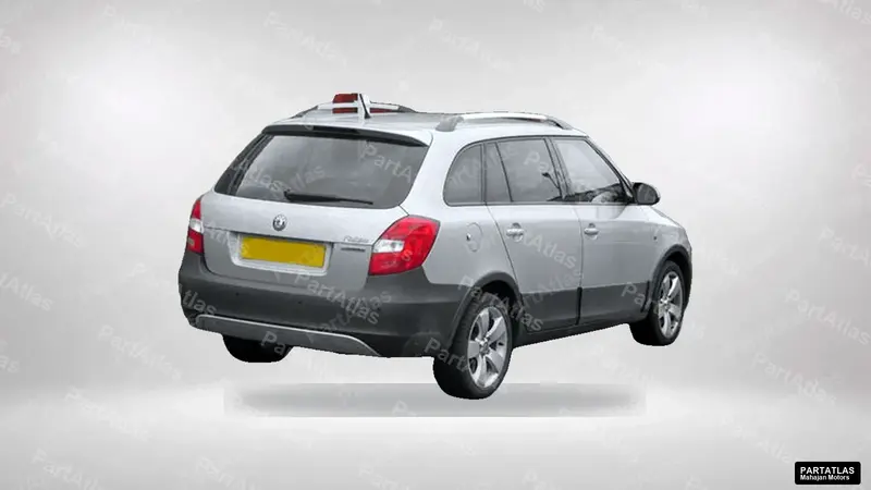Skoda Fabia Gen 2 facelift (2010) rear view