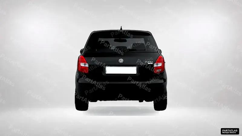 Skoda Fabia Gen 2 (2008) rear view