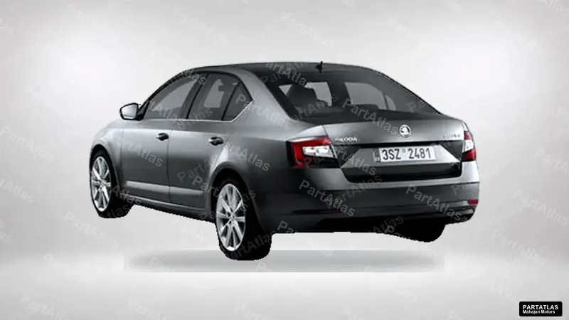 Skoda Octavia Gen 3 facelift (2017) rear view