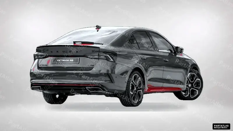 Skoda Octavia Gen 4 (2021) rear view