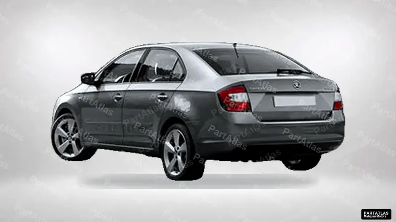 Skoda Rapid Gen 1 (2011) rear view