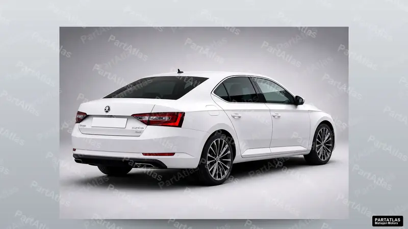 Skoda Superb Gen 3 relaunch (2023) rear view