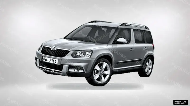 Skoda Yeti facelift (2014) front view
