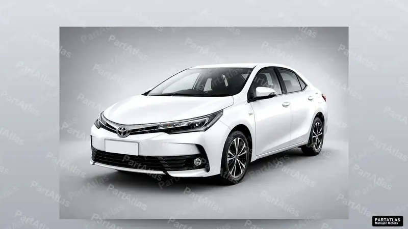Toyota Corolla Gen 11 facelift (2017) front view