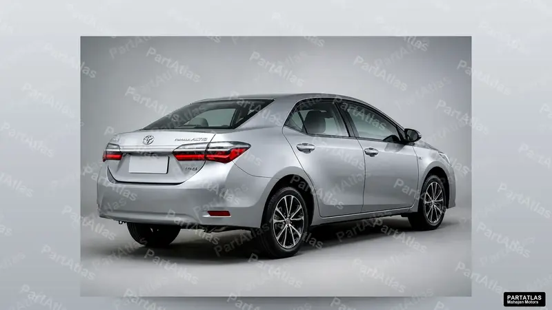 Toyota Corolla Gen 11 facelift (2017) rear view
