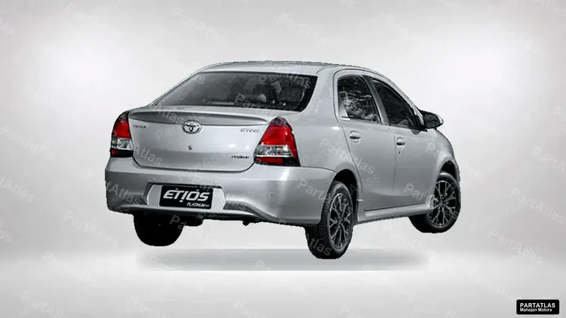 Toyota Etios facelift 2 (2016) rear view