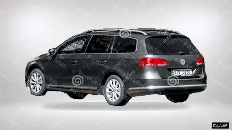 Volkswagen Passat B7 (2011) rear view