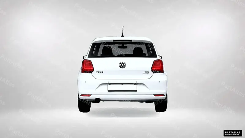 Volkswagen Polo facelift (2014) rear view